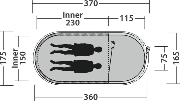 Outwell Nexion 2 Forest Green Outwell