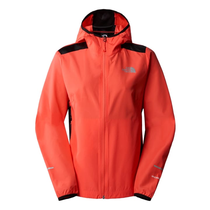 The North Face W Run Wind Jacket Radiant Orange The North Face