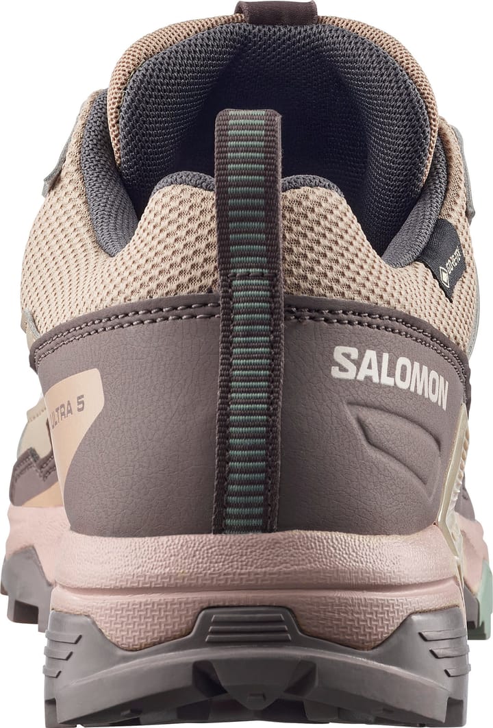 Salomon Women's X Ultra 5 GORE-TEX Desert Tan / White Pepper / Green Milieu Salomon