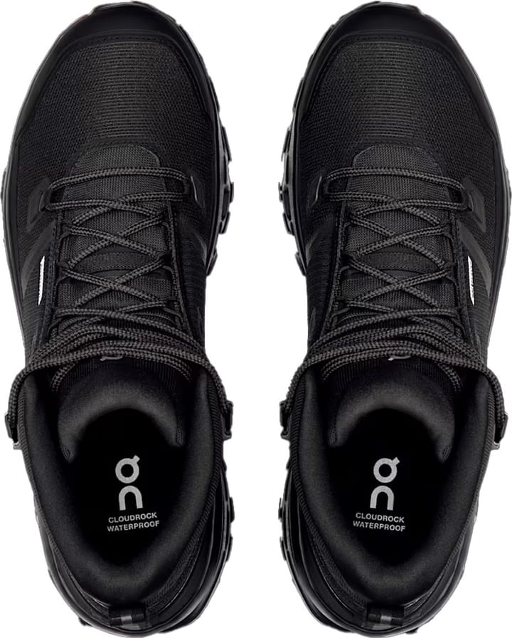 On Men's Cloudrock Mid Waterproof Black/Black On