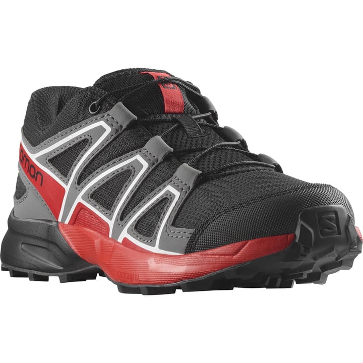 Salomon Juniors' Speedcross Black/Quiet Shade/High Risk Red Salomon Salomon Juniors' Speedcross Black/Quiet Shade/High Risk Red Salomon
