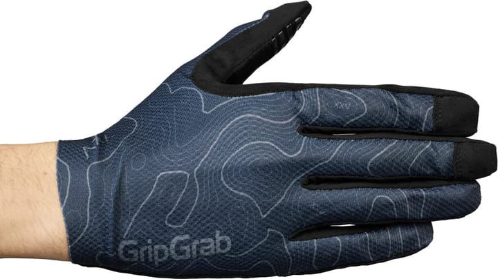 Gripgrab Rebel Full Finger Summer Gloves Navy Blue Gripgrab