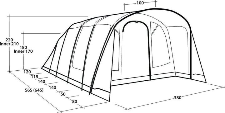 Outwell Denver 6 Green Outwell