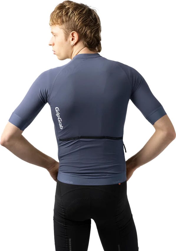 Gripgrab Men's GripGrab PACR Short Sleeve Jersey Navy Blue Gripgrab