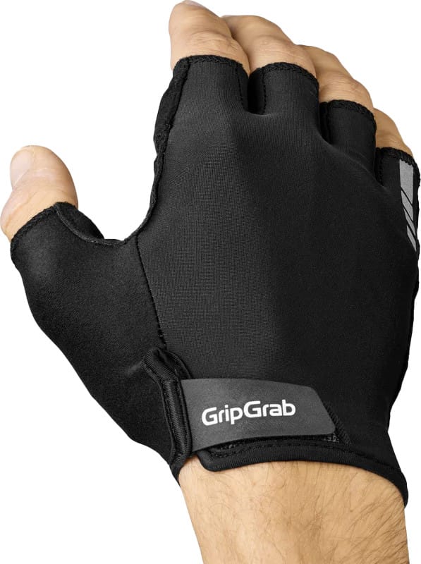 Gripgrab Ride Padded Short Finger Summer Gloves Black Gripgrab