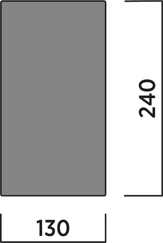 Easy Camp Rosebay Universal Carpet 1.3 X 2.4 M Grey Easy Camp