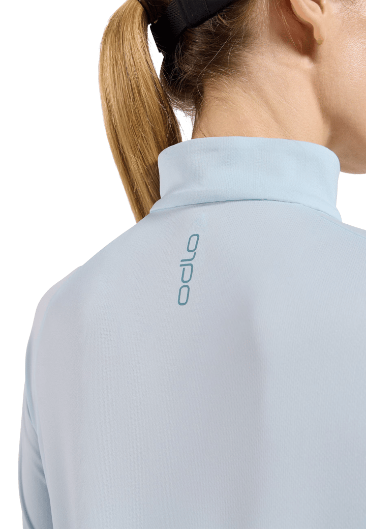 Odlo Women's Mid Layer Essential 1/2 Zip Baby Blue Odlo