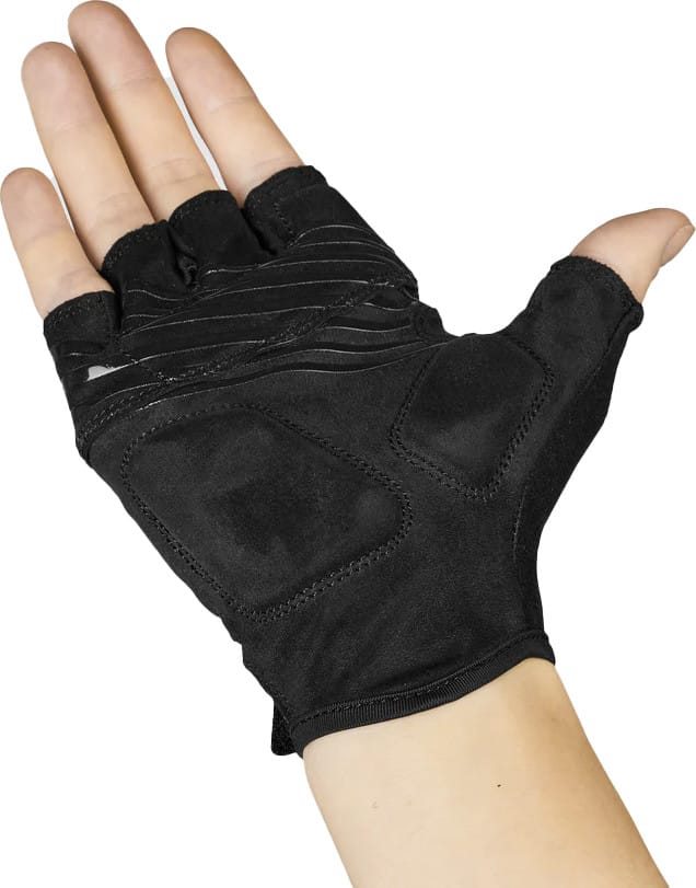 Gripgrab Women's Ride Padded Short Finger Summer Gloves Black Gripgrab