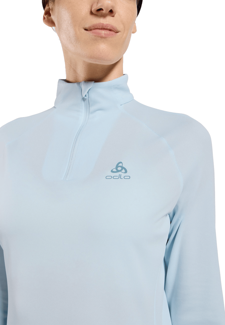 Odlo Women's Mid Layer Essential 1/2 Zip Baby Blue Odlo