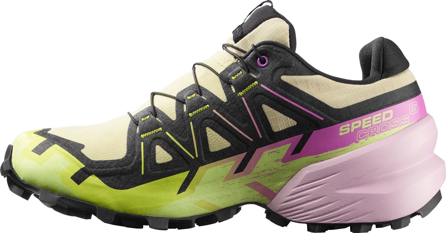 Salomon Women's Speedcross 6 GORE-TEX Bog / Dawn Pink / Acid Lime