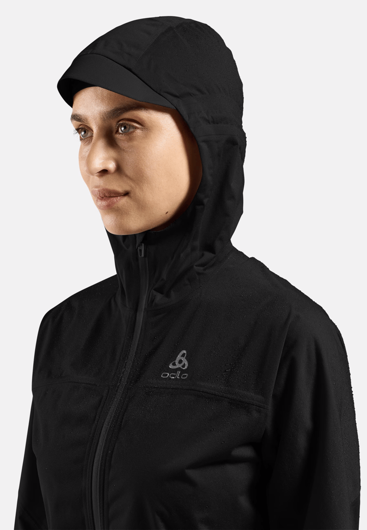 Odlo Women's Zeroweight Waterproof Jacket Black - Black Odlo
