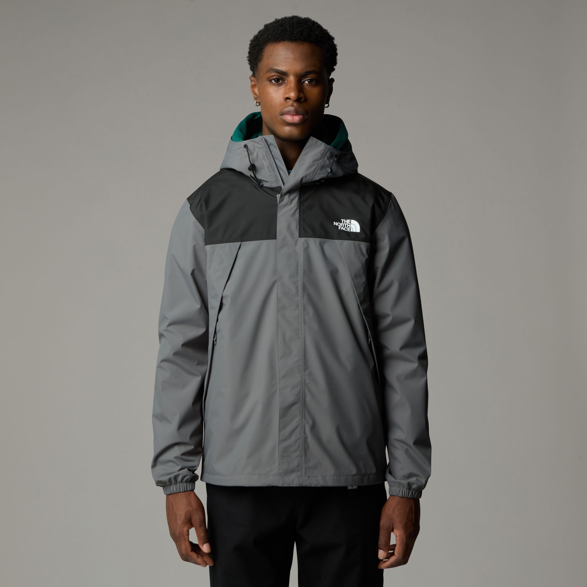 The North Face Men's Antora Jacket Smoked Pearl/TNF Black/NPF