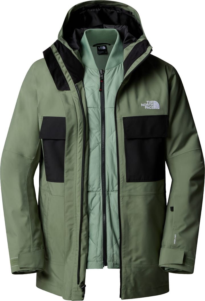 The North Face Men's Fourbarrel Triclimate Jacket Bark Mist/TNF Black The North Face