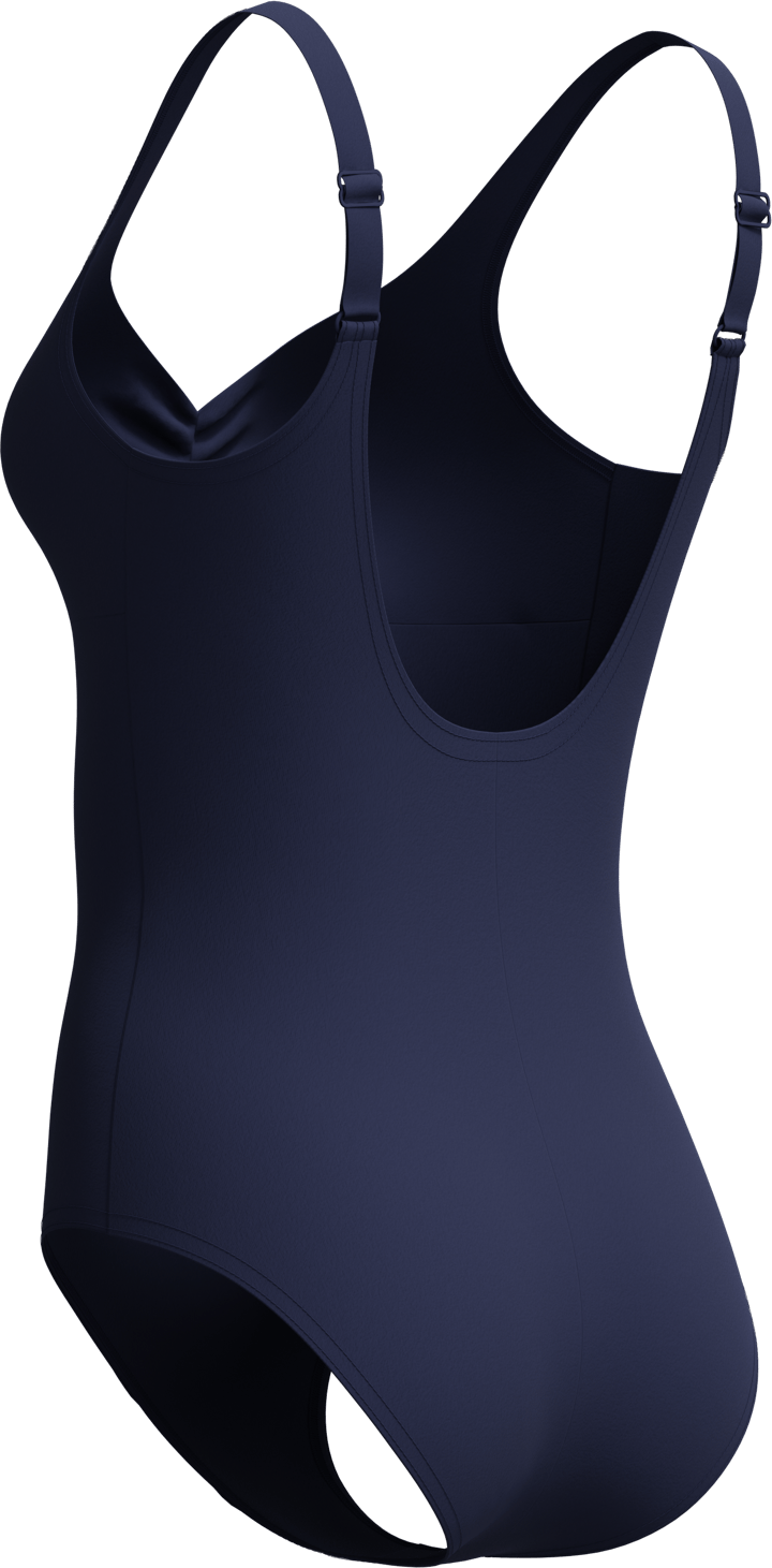 Speedo Women's Solid Aquanite One Piece Peacoat Speedo