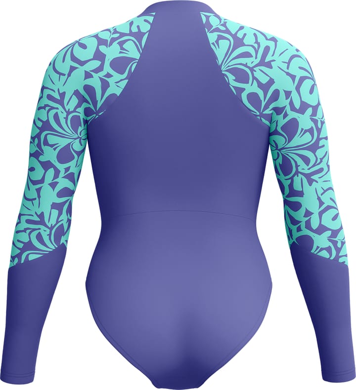 Speedo Women's Long Sleeve Swim Suit Blue Speedo