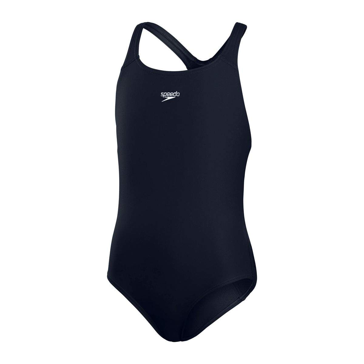 Speedo Girls' Eco Endurance+ Medalist Navy