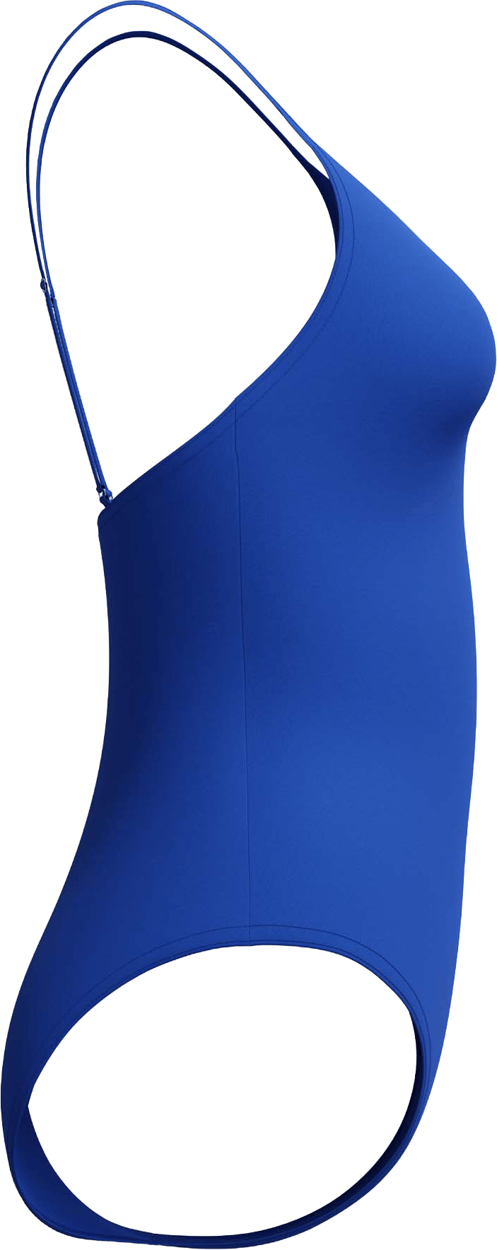 Speedo Women's Solid V-Neck One Piece Deep Sapphire Speedo