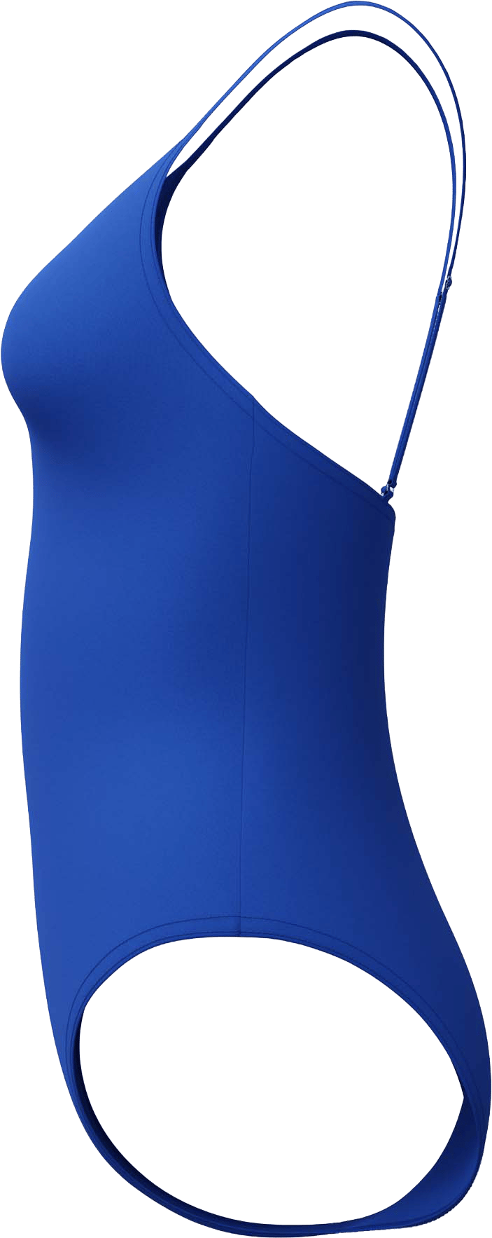 Speedo Women's Solid V-Neck One Piece Deep Sapphire Speedo