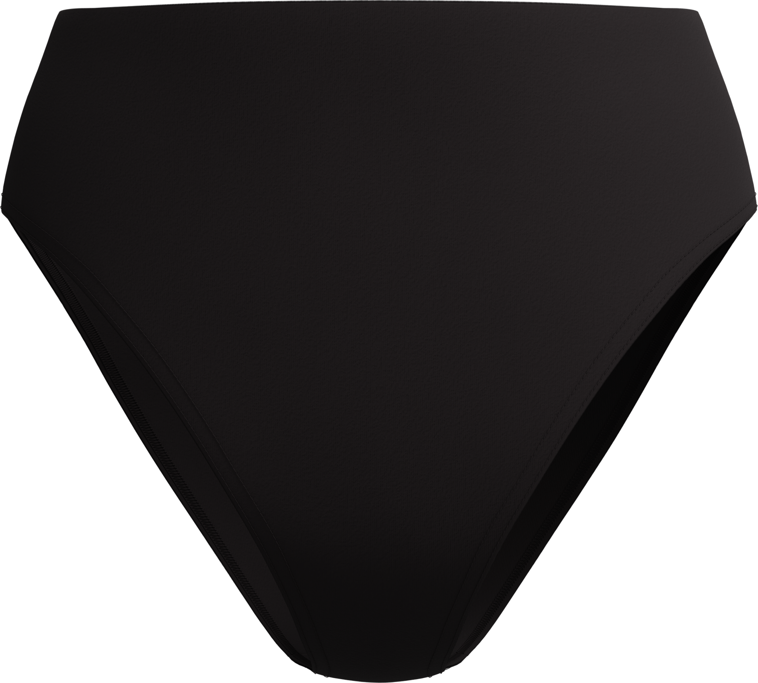 Speedo Women's Solid Cheeky High Waist Bikini Bottom Anthracite