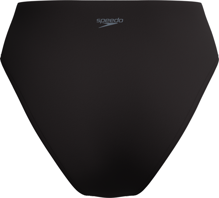 Speedo Women's Solid Cheeky High Waist Bikini Bottom Anthracite Speedo