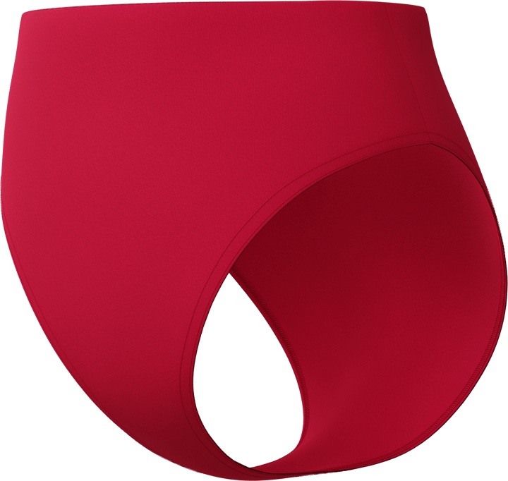 Speedo Women's Solid Cheeky High Waist Bikini Bottom Ruby Speedo