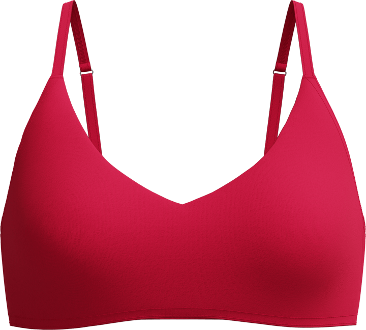 Speedo Women's Solid Triangle Bikini Top Ruby Speedo