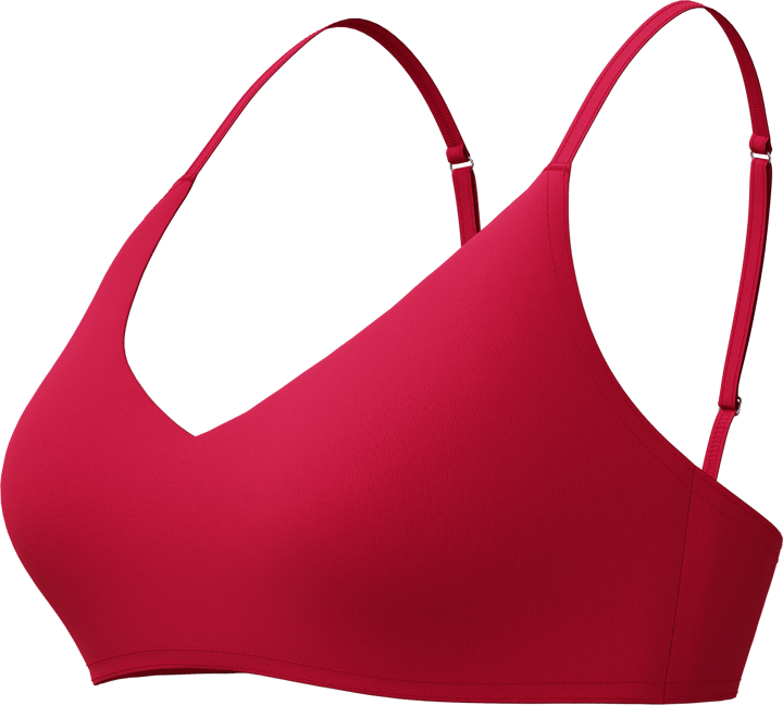 Speedo Women's Solid Triangle Bikini Top Ruby Speedo