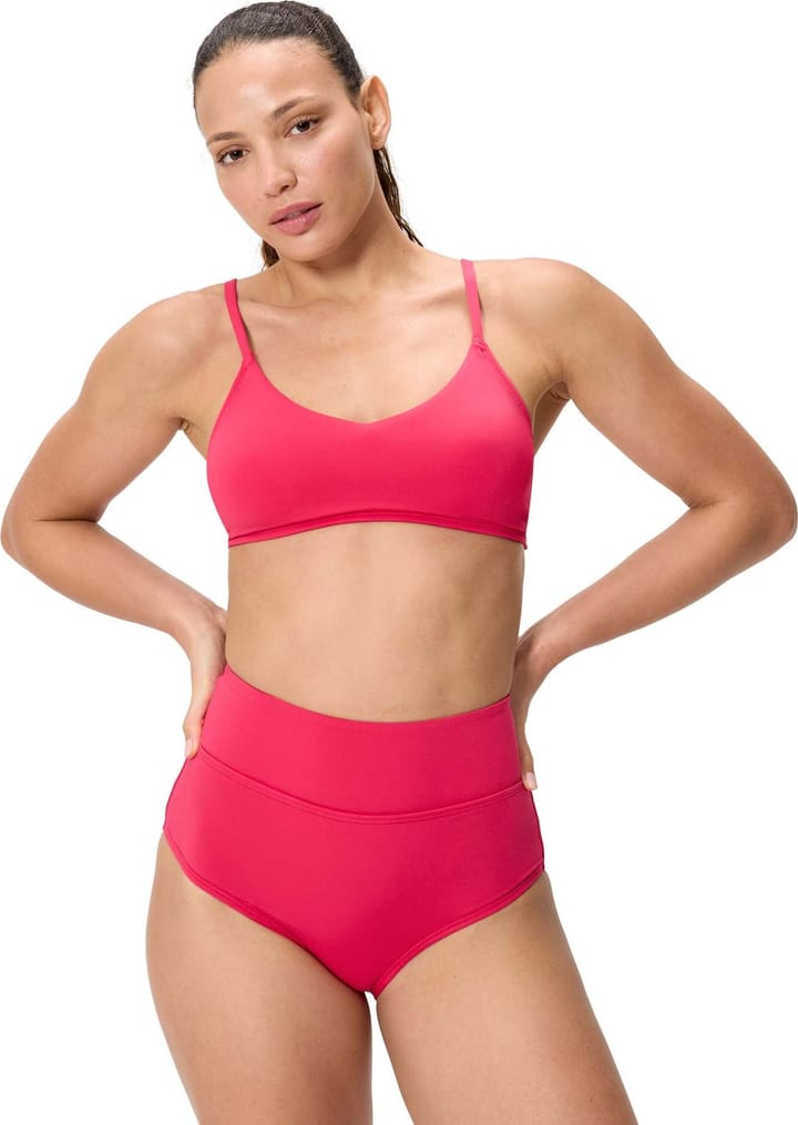 Speedo Women's Solid Triangle Bikini Top Ruby Speedo