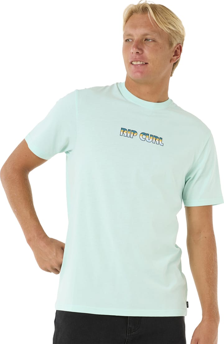 Rip Curl Men's Big Mumma Icon Tee Light Aqua Rip Curl