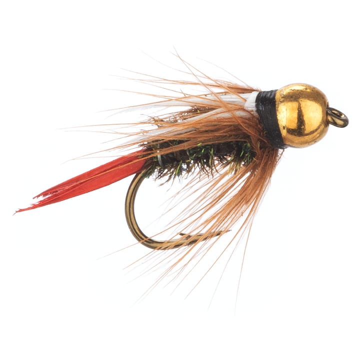 Arcticflies (Vektet Nymphe) Prince Nymph Gold Bead (Brass Beadhead) Arcticflies