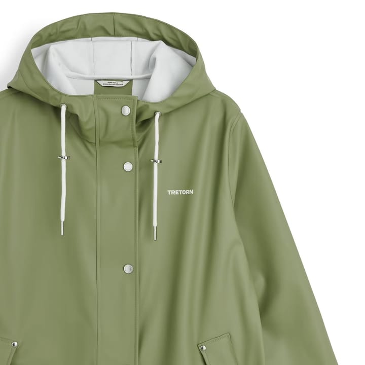 Tretorn Women's Wings A-Shape Rain Coat Oil Green Tretorn Tretorn Women's Wings A-Shape Rain Coat Oil Green Tretorn