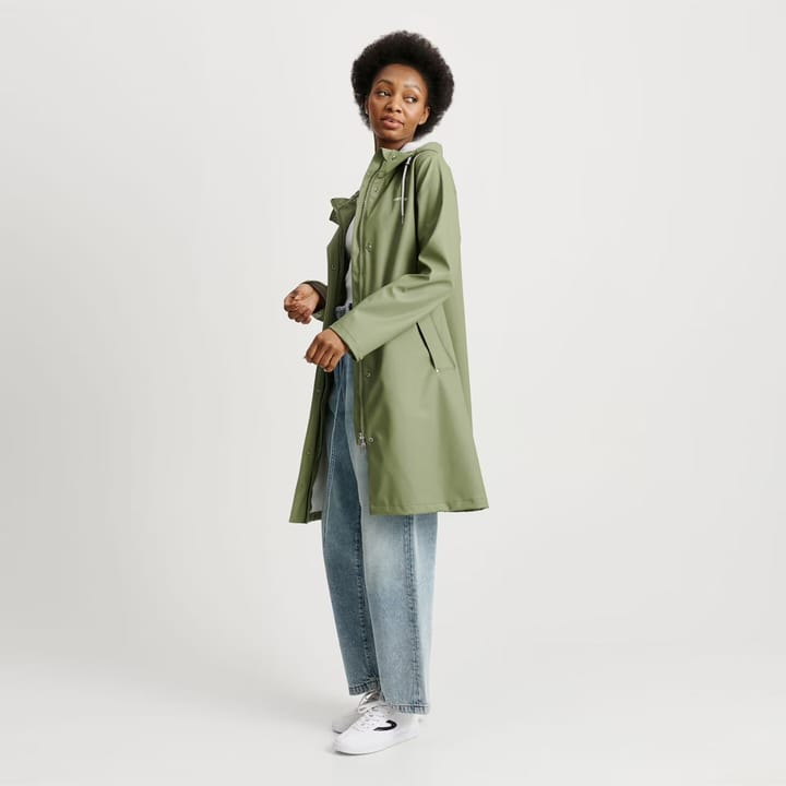 Tretorn Women's Wings A-Shape Rain Coat Oil Green Tretorn Tretorn Women's Wings A-Shape Rain Coat Oil Green Tretorn
