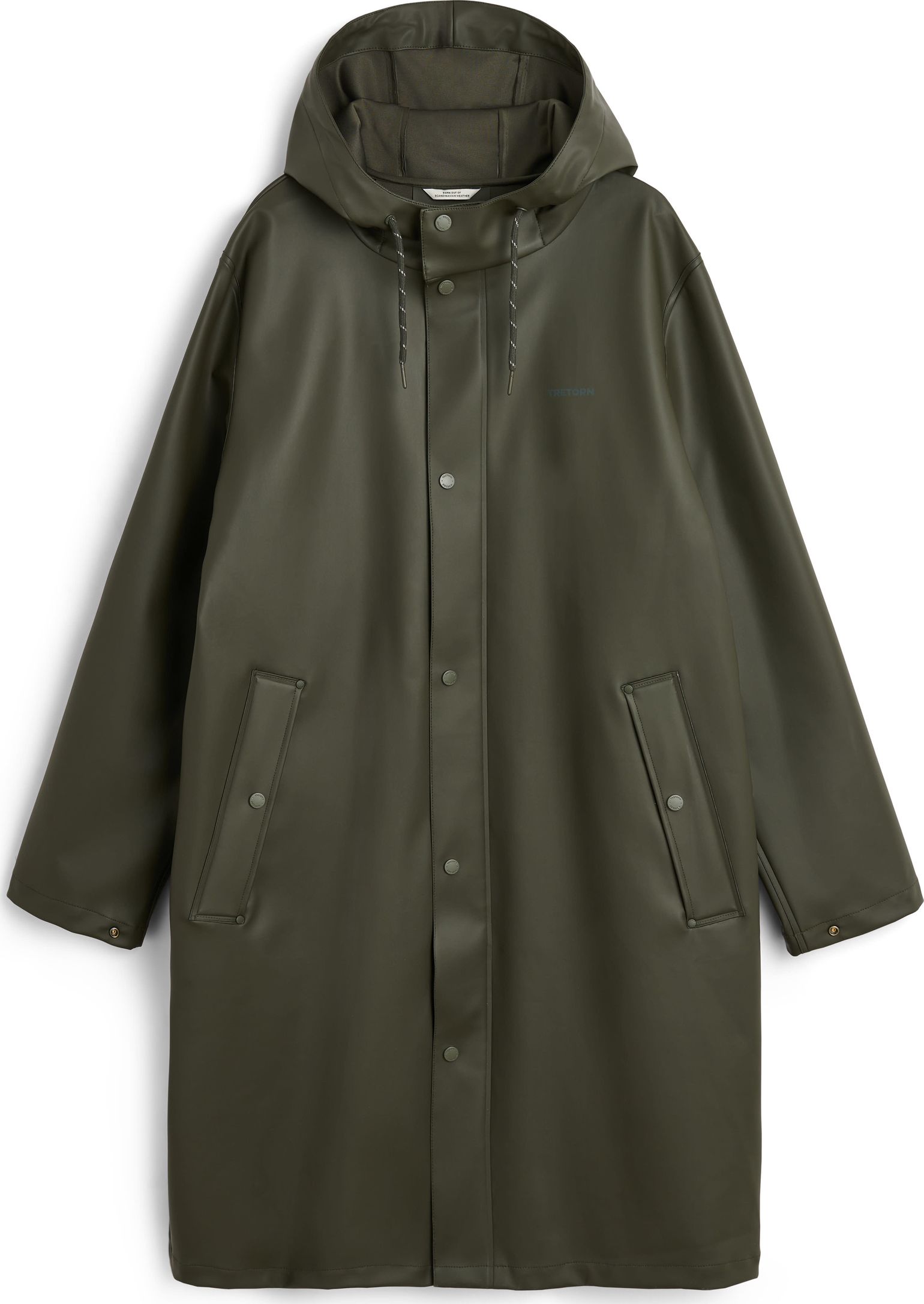 Tretorn Men's Wings Long Rain Jacket Beluga
