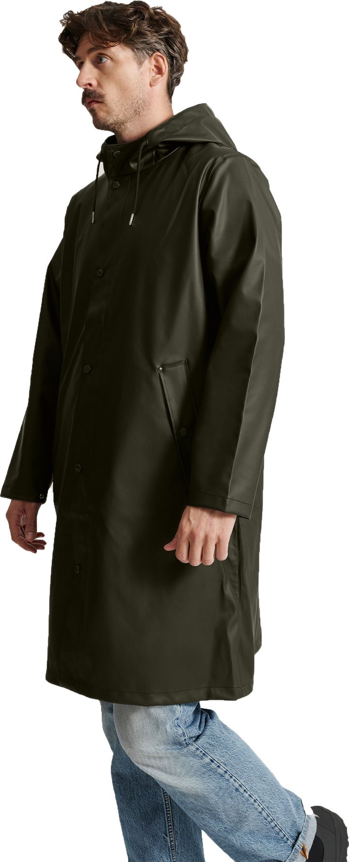 Tretorn Men's Wings Long Rain Jacket Beluga Tretorn