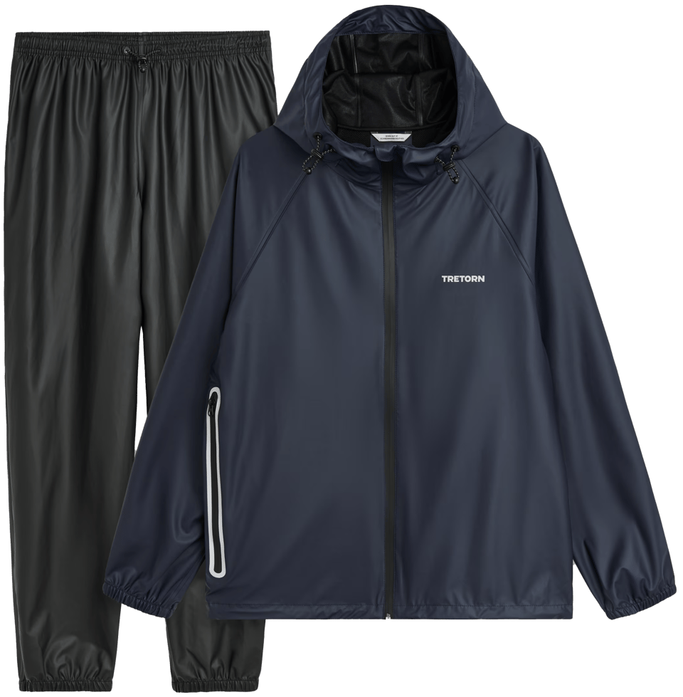 Unisex Packable Rainbreaker Set
