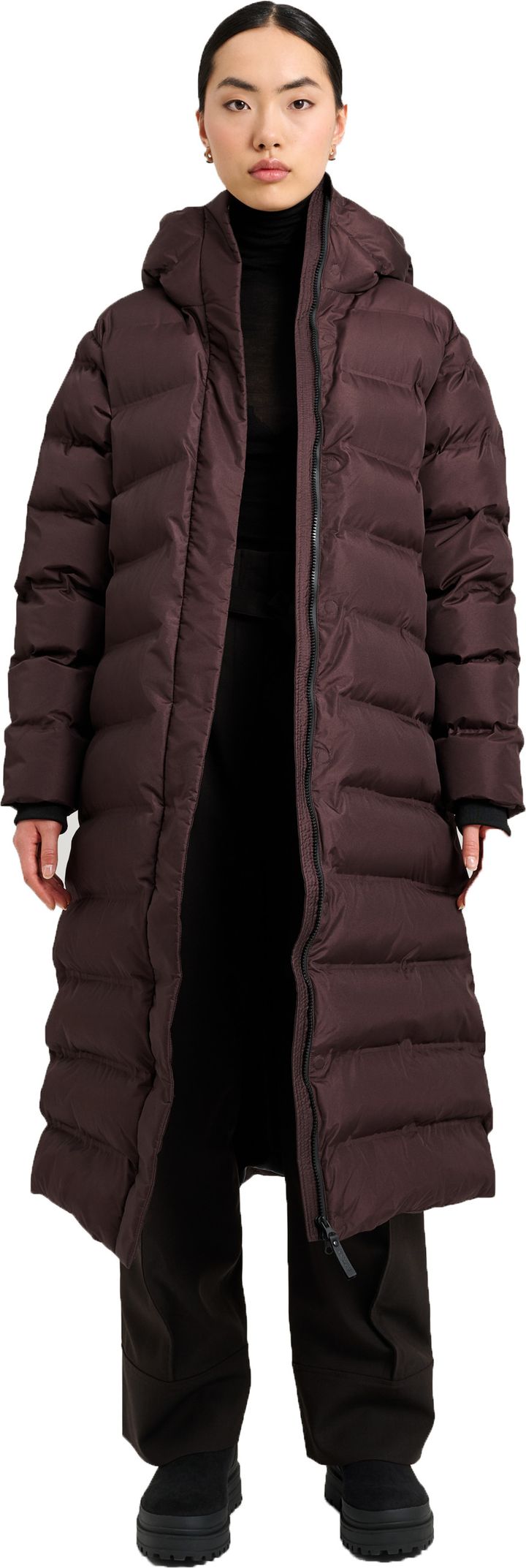 Tretorn Women's Hill Puffer Parka Dark Chocolate Tretorn
