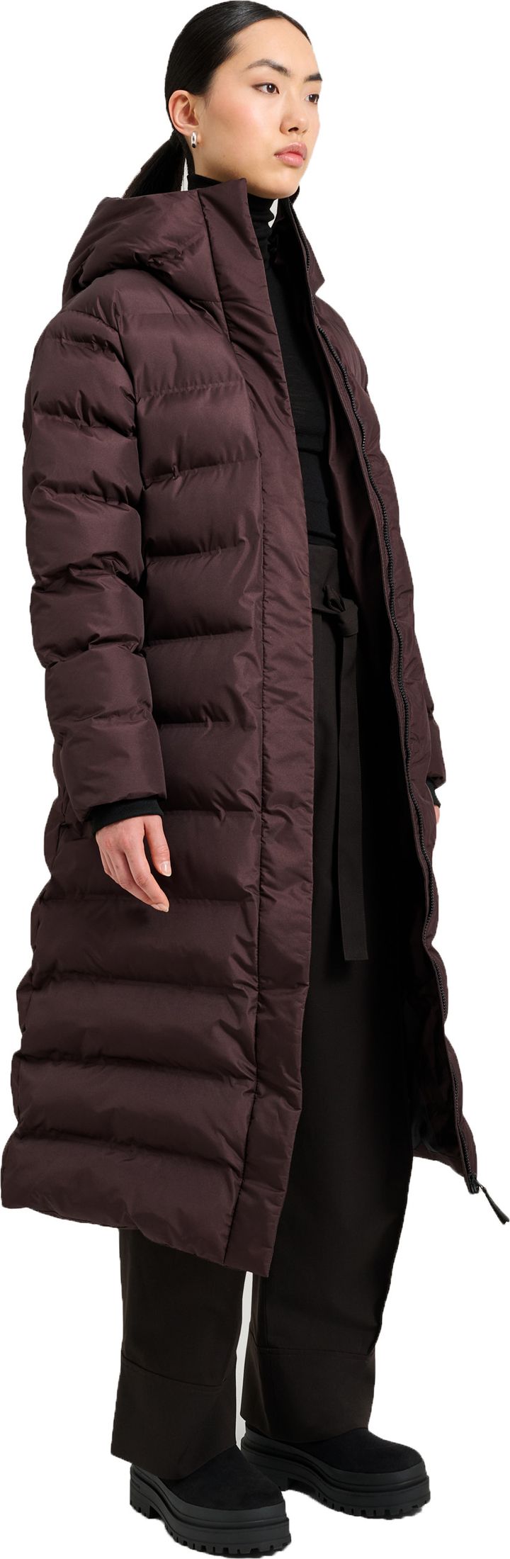Tretorn Women's Hill Puffer Parka Dark Chocolate Tretorn