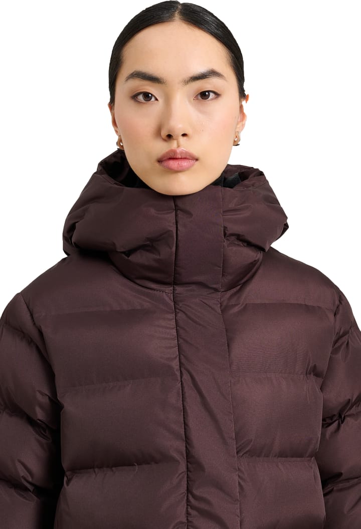 Tretorn Women's Hill Puffer Parka Dark Chocolate Tretorn