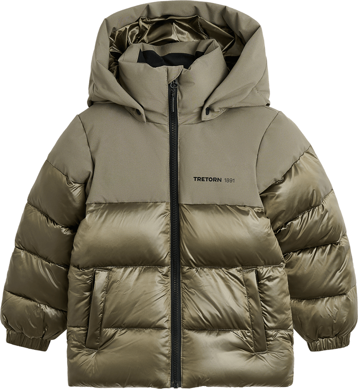 Tretorn Kids' Flake Puffer Jacket Smokey Olive Tretorn