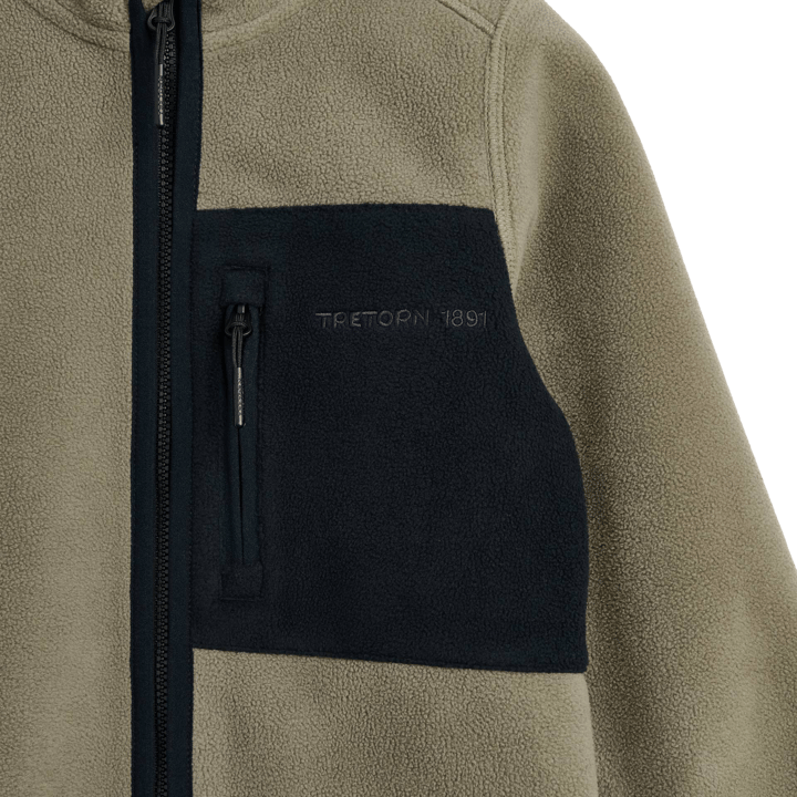 Tretorn Kids' Scout Wind Fleece Jacket Smokey Olive Tretorn