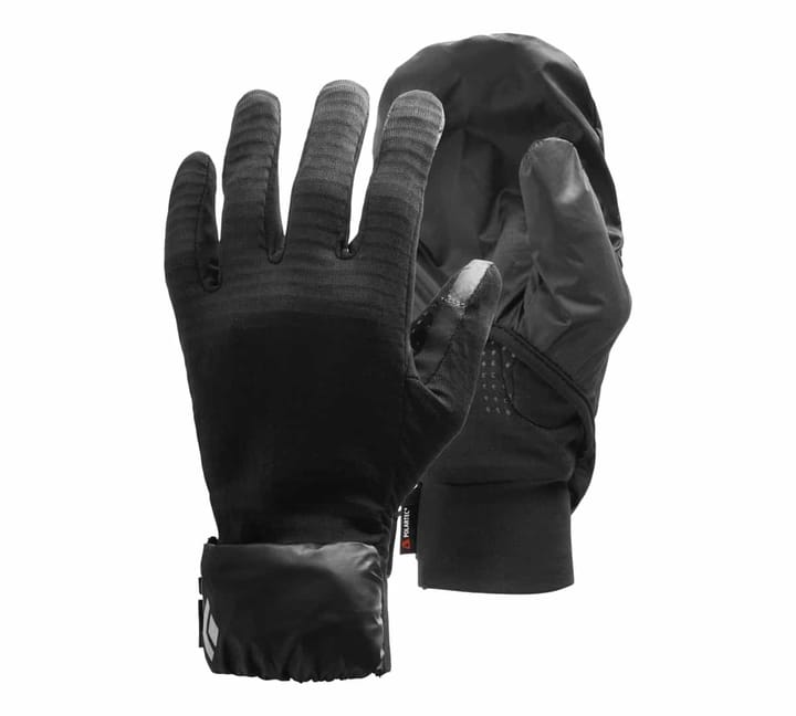 Black Diamond Wind Hood Gridtech Gloves Black Black Diamond