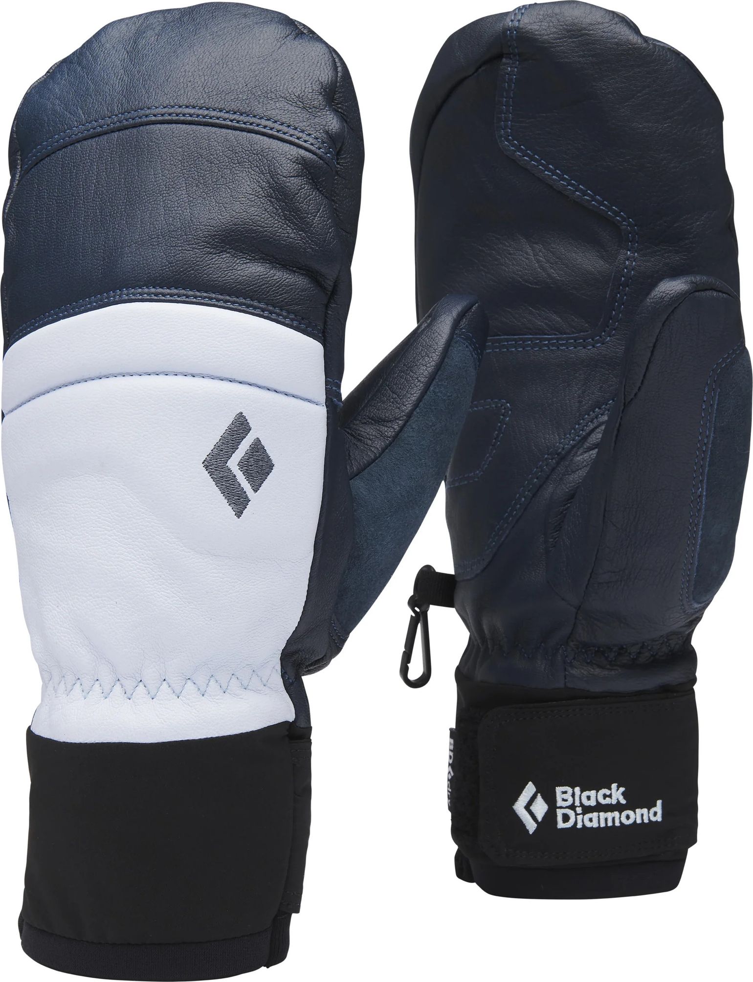 Black Diamond Women's Spark Mitts Charcoal-Belay Blue