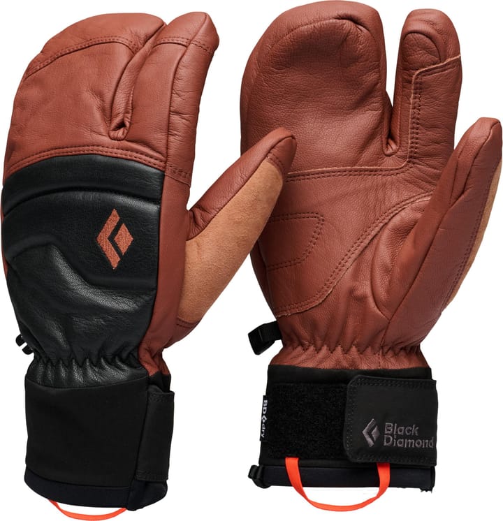 Black Diamond Spark Finger Gloves Dapper Red Black Diamond