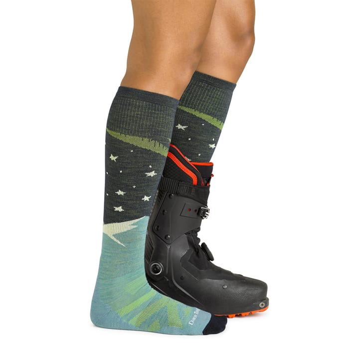 Darn Tough Women's Aurora OTC Lightweight With Cushion Aqua Darn Tough Darn Tough Women's Aurora OTC Lightweight With Cushion Aqua Darn Tough