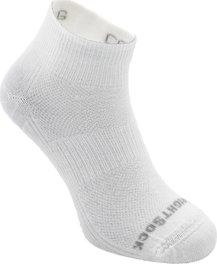 Wrightsock Coolmesh II Quater Anti Blister System White Wrightsock