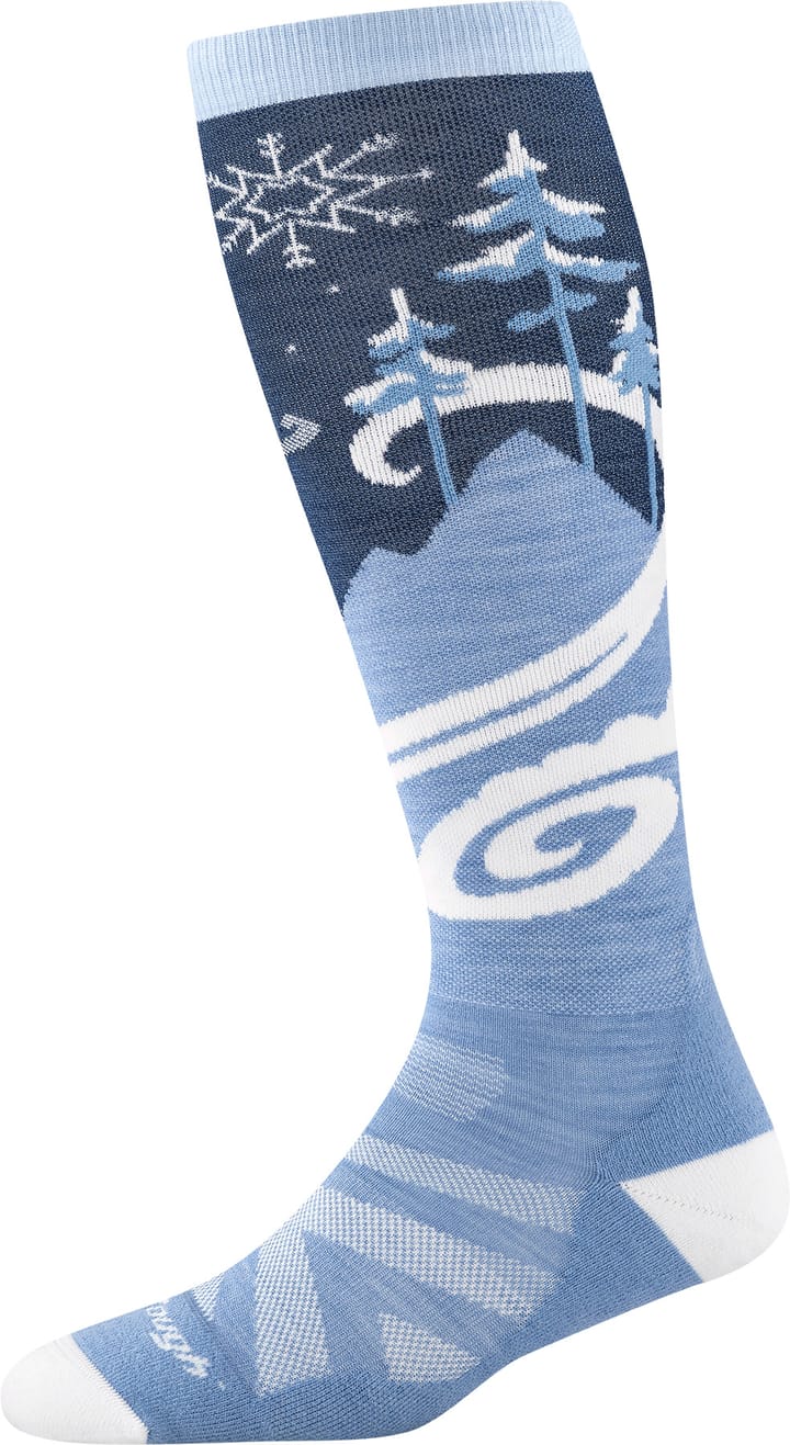 Darn Tough Women's Swirlwind Otc Lightweight With Cushion Midnight Darn Tough