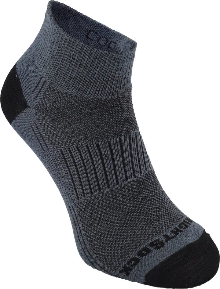 Wrightsock Coolmesh II Quater Anti Blister System Grey Wrightsock