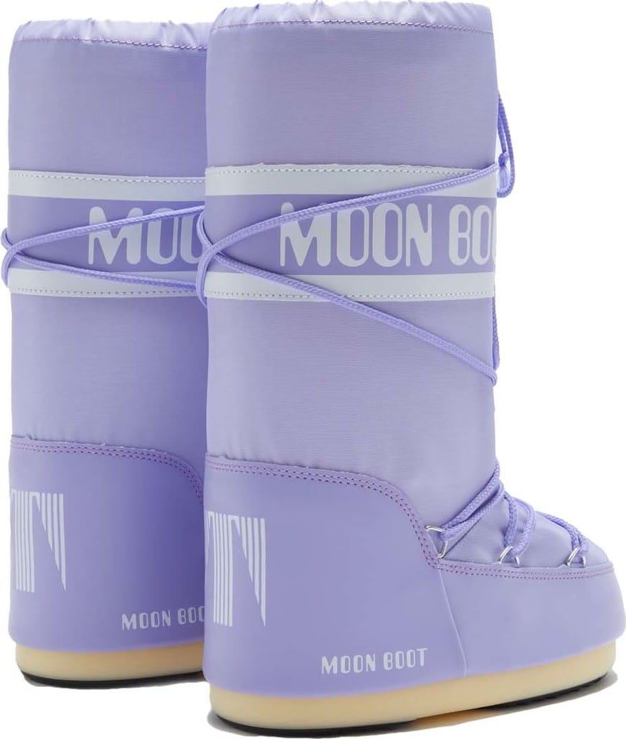 MOON BOOT 紫色 ウィンターブーツ THE ORIGINAL Moon Boot Unisex Icon Nylon Lilac | Buy Moon Boot Unisex
