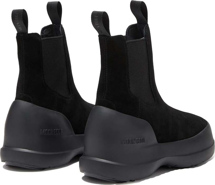 Moon Boot Women's Luna Chelsea Suede Black | Buy Moon Boot