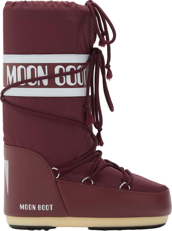 Moon Boot Unisex Icon Nylon Burgundy Moon Boot